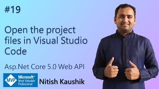 Open Project Files in Visual Studio Code | ASP.NET Core 5.0 Web API tutorial