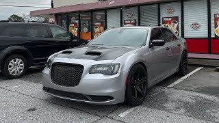 GETTING MY FRIENDS REACTION OF MY BRAND NEW 392 CHRYSLER 300 SWAP🐝