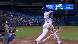 TEX@TOR: Smoak ties it at one with a solo shot