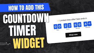 How to add a Countdown Timer to ANY website in 3 minutes | No-code Widget Tutorial
