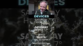 Arctic invasion brings Alabama the threat of isolated power outages due to wind - plus brutal cold