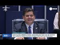 davi alcolumbre assume a presidência do senado e faz 1º discurso