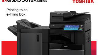 e-STUDIO5018A Series Printing to e-Filing Box