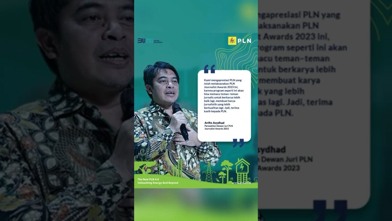 Penghargaan PLN Journalist Award 2024 - YouTube