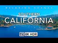 Flying over Southern California in 8K HDR 60fps with Cinematic music and Captions