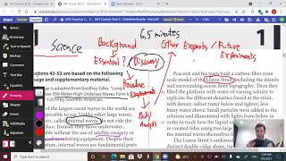 SAT Reading 303 - Science Passages