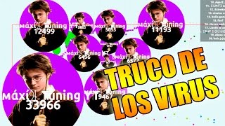 AGARZ.COM TRUCO - (TRUCO DE MASA AGAR) - GAMEPLAY DE AGAR - RECORD 98k PUNTOS MÁXIMO