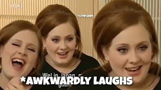 Adele being unknowingly funny asf in her interview