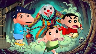 Clown Masao Killed Shinchan In DBD 😰 | Shinchan Playing Dead By Daylight 😂 | Horror Game 😱