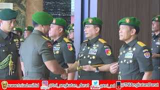 Serah Terima Jabatan Pangdam XIII/Mdk, Pangdam XIV/Hsn,  Kasahli Kasad dan Aspam Kasad