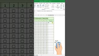 Simplify Attendance Using Checkboxes in Excel! ✅