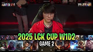 DK vs T1 GAME 2 LCK CUP 2025 W1D2 - DPLUS KIA vs T1 LCK CUP 2025 W1D2