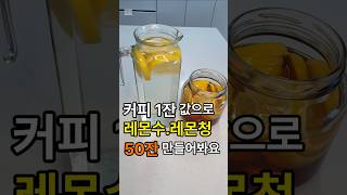 뱃살 쫙쫙 빼주는 레몬수.레몬청 쉽게 만들기 #다이어트 #디톡스