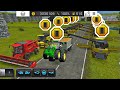 Fs 16 Combine Many Tank Full Harvester & Delivered Wheats ! Farming Simulator 16 | Fs16 Timelapse