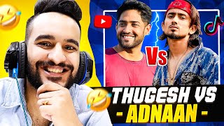 Reacting to @Thugesh VS Adnaan07 CONTROVERSY !!