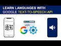 Use Google Text-to-speech API with Python