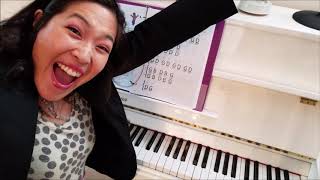 Piano Lesson 010: Hooray! (plus a Review of the Music Alphabet on the Piano Keyboard)