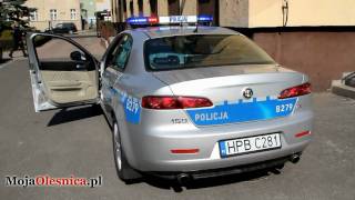 29.03.2011 Oleśnica - Alfa Romeo 159 dla policji