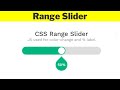 Best Range Slider Using HTML/CSS | With Ticks|Snaps|Pin and Color Changing Feature