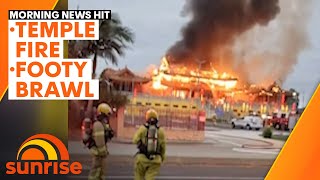 News Update: Melbourne Buddhist Temple destroyed by fire; NRL star Latrell Mitchell arrested