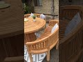 teak garden furniture 150round teak table teak benches