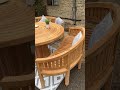 teak garden furniture 150round teak table teak benches