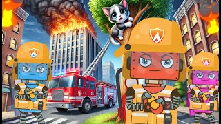 🔥🚒 Firefighters to the Rescue! | Rusty’s World 🚒🔥