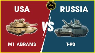 Who Wins!! M1 Abrams vs T-90: Which Tank is the Most Powerful | Military Summary