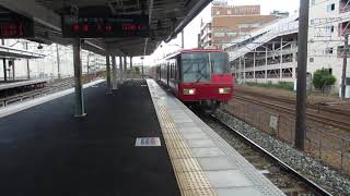 （SR\u0026女性車掌）名鉄神宮前駅1番線　普通犬山行き到着