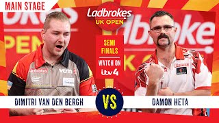 2024 UK Open｜Semi Final｜Dimitri Van den Bergh v Damon Heta