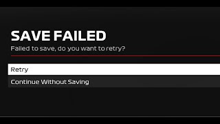 Fix F1 23 Error Save Failed, Failed To Save, Do You Want Retry On PC