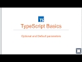 TypeScript Basics | 08 Optional and Default Parameters