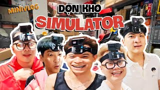 (DailyVlog) Dọn kho Simulator cùng 5 anh em Độ Mixi, Lekhoi, QNT, ABen10$ và bé Nhism ngoo.