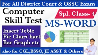 Special Computer Skill Test Class-4 I MS-Word I for District Court & All OSSC Exams  @PKStudyIQ