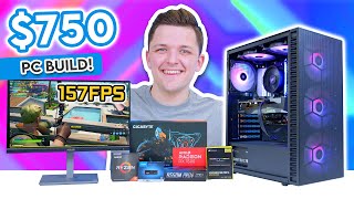 Budget $750 Gaming PC Build 2023! [Full Guide w/ Benchmarks - ft. RX 7600]