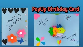 Happy Birthday Popup Card/Popup Birthday Card/Birthday Popup Card/pop up flower Card/popup greeting