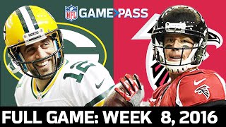 Green Bay Packers vs. Atlanta Falcons Week 8, 2016 FULL Game