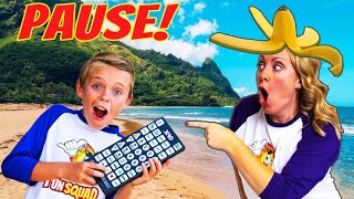 Funny Pause Remote Jokes on Mom and Dad! Fun Squad Life in Hawaii