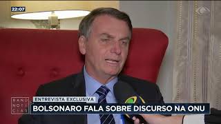 Entrevista exclusiva de Jair Bolsonaro em Nova York