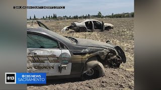 3 arrested after Manteca chase ends in crash