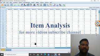 How to do Item Analysis by SPSS #shorts