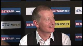 Steve Davis on an emotional win and a comeback at the Betfred.com World Snooker Championships