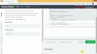 HackerRank - Java #11 - Java Int to String