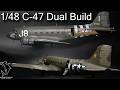 Monogram and Trumpeter 1/48 Scale C-47 Dual Build Part 1 | Full Build Series