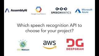 Which Speech Recognition API to choose for your project? - Eden AI