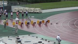 20161023　全九州マスターズ選手権　M30　100M