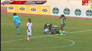 Nigeria vs Ivory Coast [2-0] CAF Women's AFCON Qualifier highlights