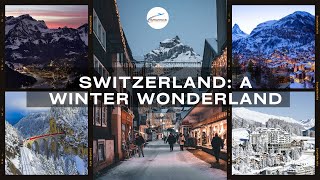 The Swiss Alps: A Winter Wonderland! ❄️🏔️