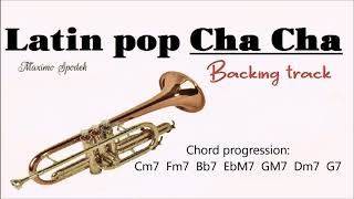 LATIN POP CHA CHA BACKING TRACK IN Cm FOR GUITAR, PIANO, ORGAN, TRUMPET, SAXOPHONE, FLUTE, BRASS