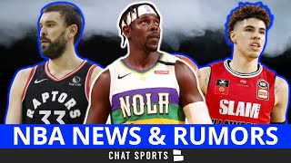 NBA Trade Rumors On Jrue Holiday To The Warriors, LaMelo Ball To The Raptors & Billy Donovan News